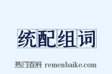 统配组词是什么意思的图片